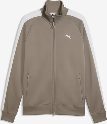 PUMA Trainingsjack 'T7 ALWAYS ON ' in Beige: voorkant