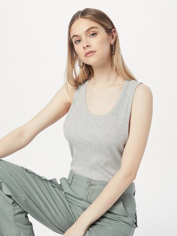 WEEKDAY Top in Grey: front