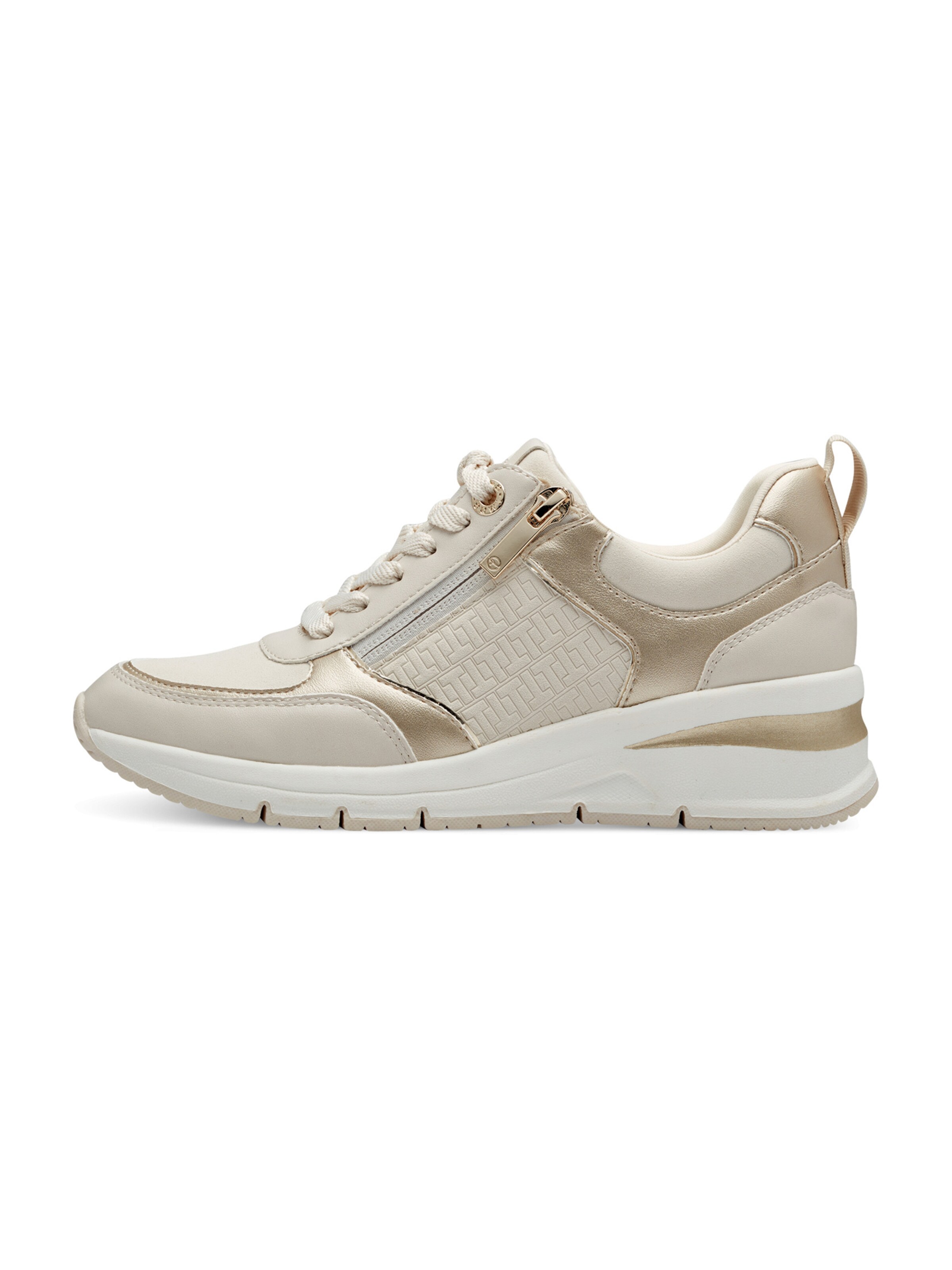 Tamaris Platform trainers in Beige
