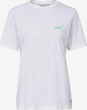 VAUDE Sportshirt 'Spirit II' in Weiß: Vorderseite