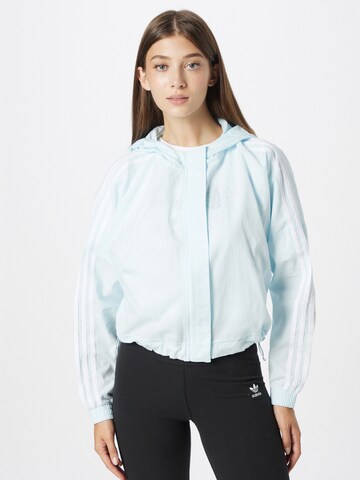 ADIDAS ORIGINALS Overgangsjakke 'Adicolor Classics Poplin ' i blå: forside