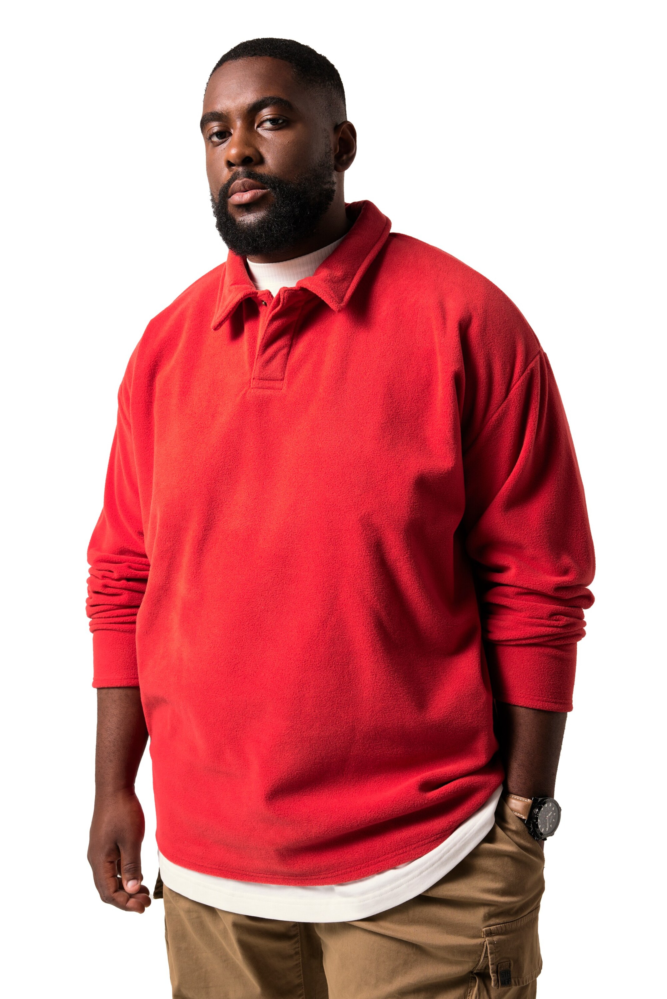 STHUGE Sweatshirt in Red: front