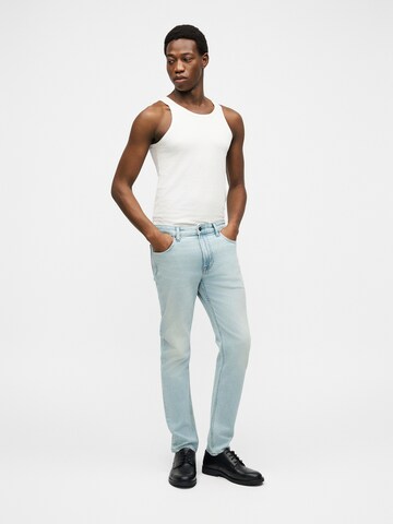 Coupe slim Jean Calvin Klein Jeans en bleu