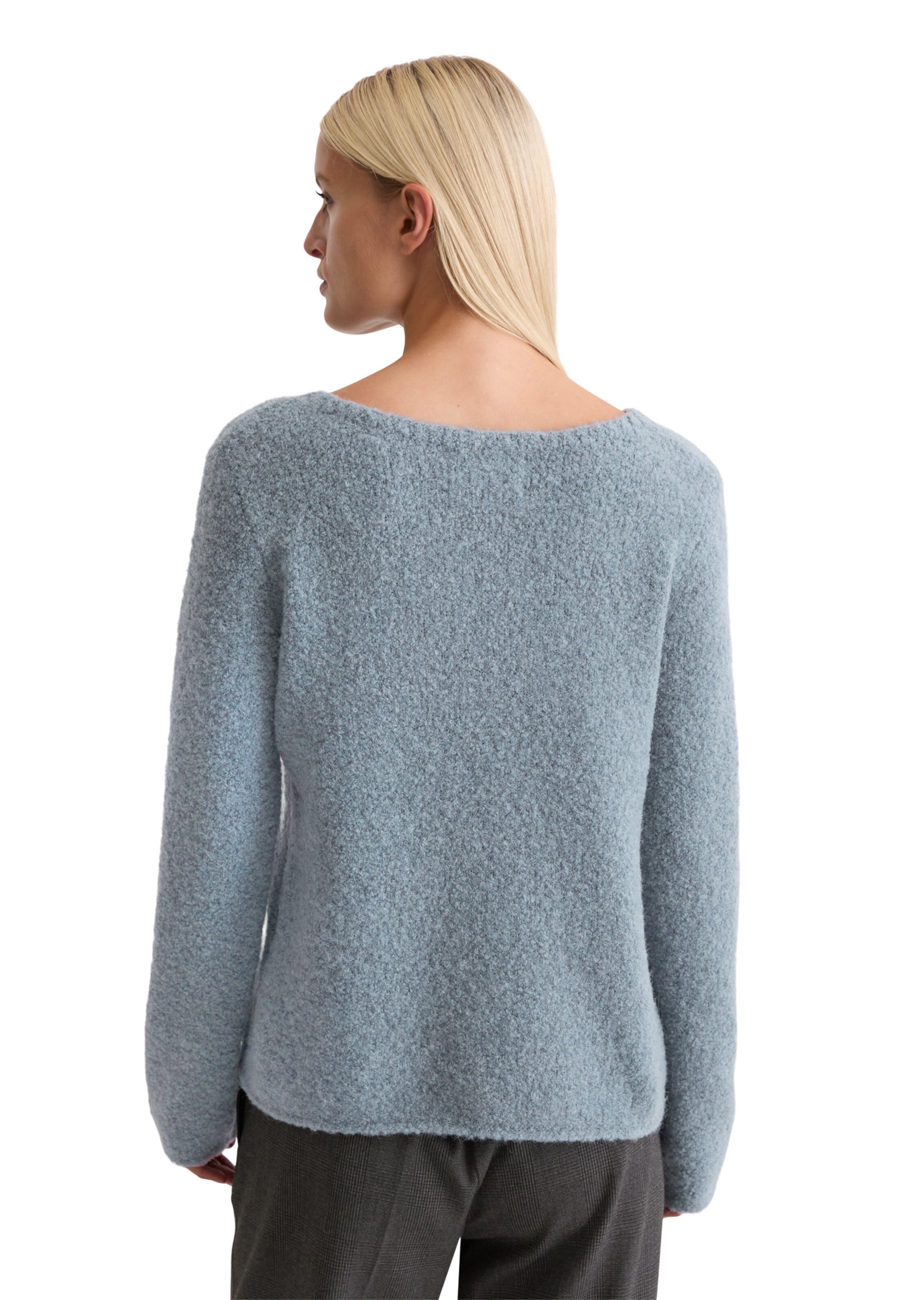 mėlyna Marc O'Polo Megztinis 'Bouclé'