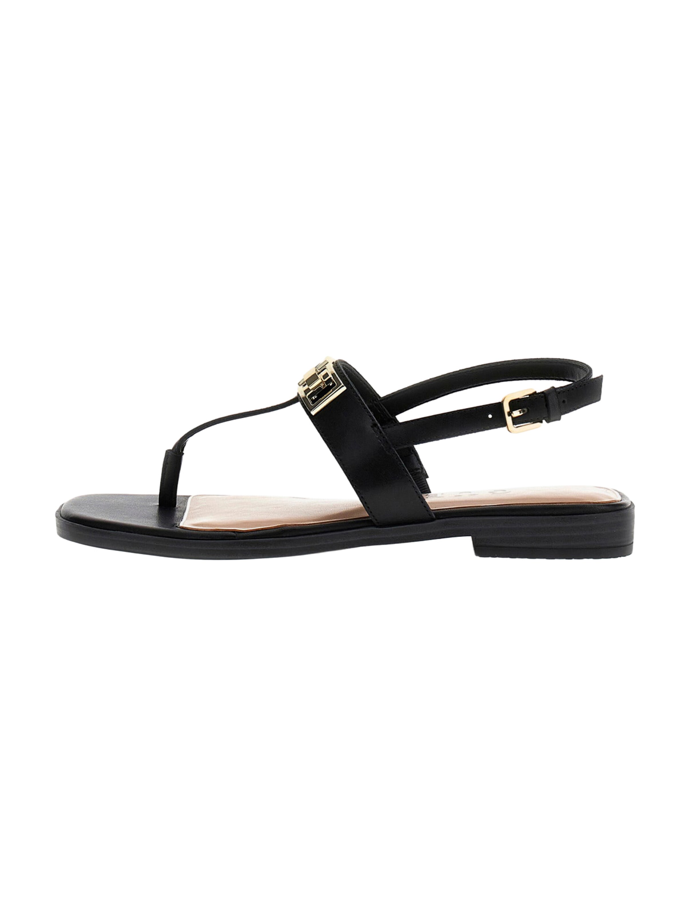 GUESS - Sandalias de dedo 'RAMIRY' en negro