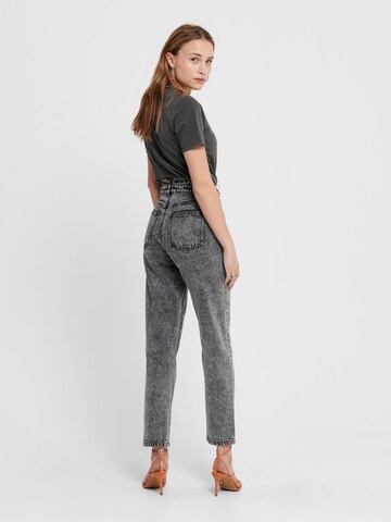 ONLY Regular Jeans 'TURNER HW 80TIES' in Grau