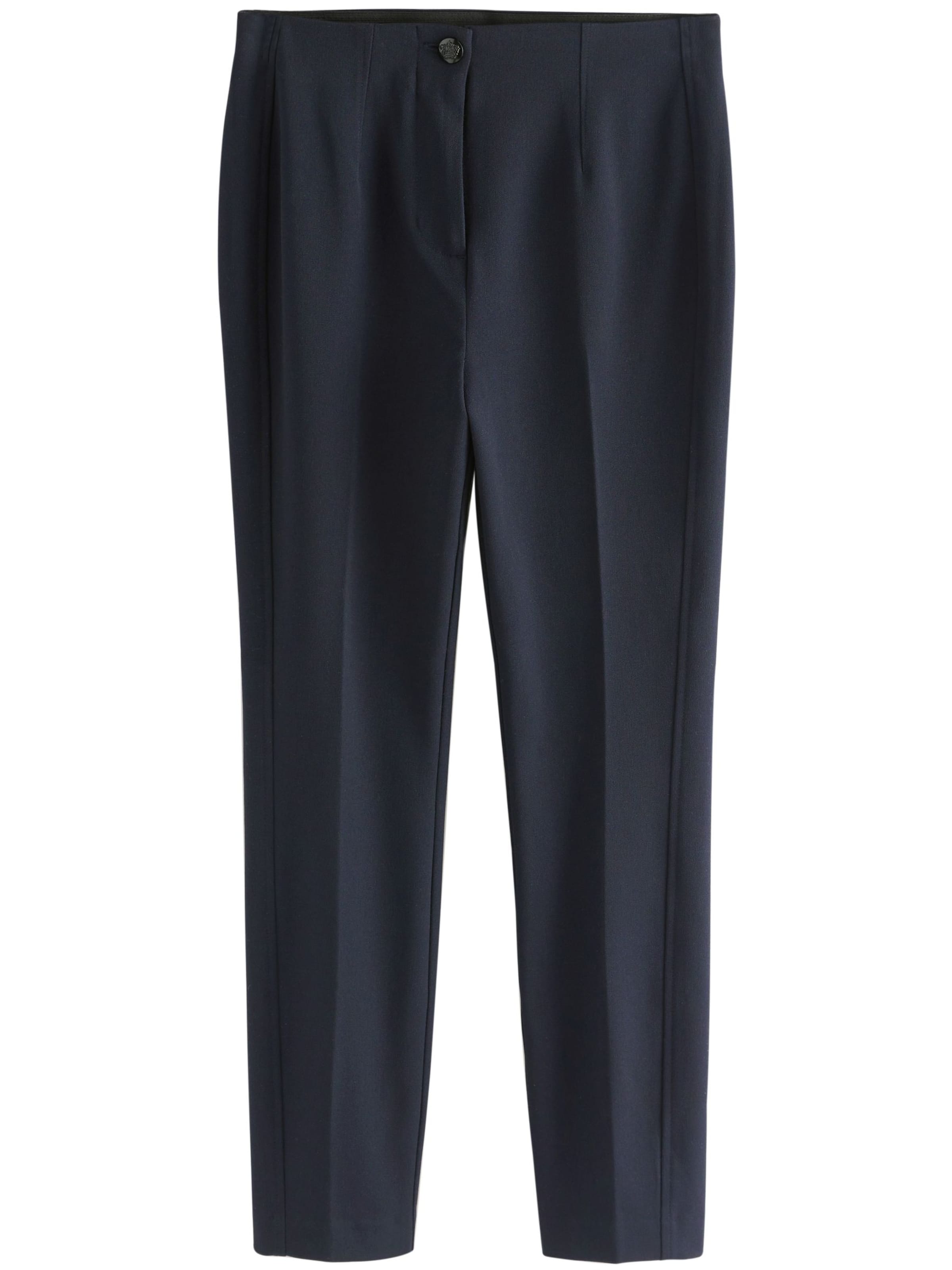 mėlyna Next Siauras Kelnės su kantu: priekis