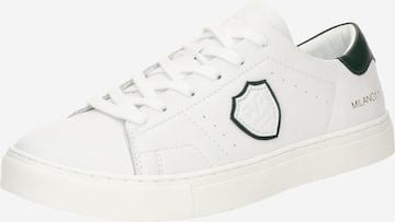 Baskets basses 'Pius' 19V69 ITALIA en blanc : devant