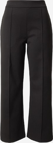 Calvin Klein Wide leg Παντελόνι σε μαύρο: μπροστά