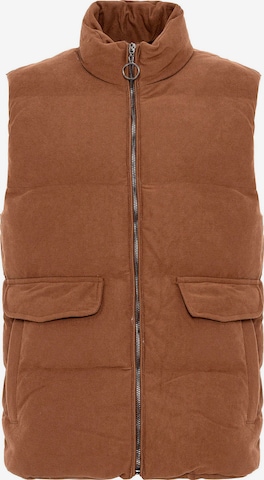 Antioch Bodywarmer in Bruin: voorkant