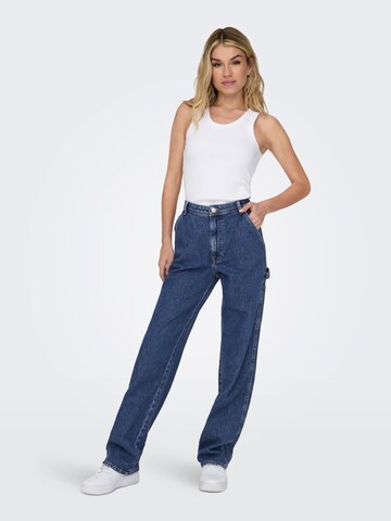 ONLY Wide leg Jeans 'West' in Blauw