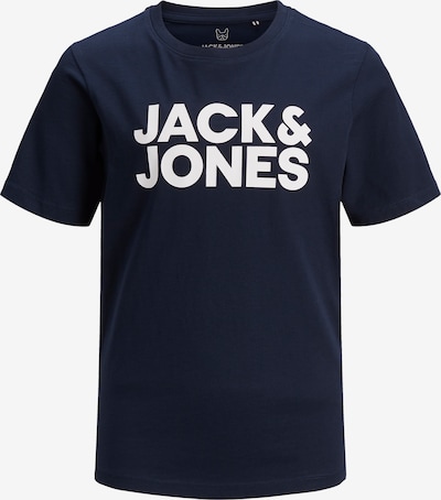 Jack & Jones Junior Μπλουζάκι 'Ecorp' σε ναυτικό μπλε / φυσικό λευκό, Άποψη προϊόντος