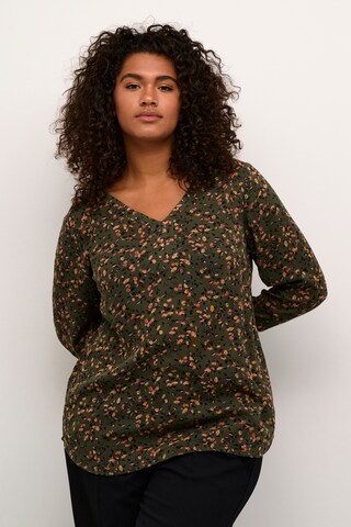 KAFFE CURVE Blouse 'Cami' in Gemengde kleuren: voorkant