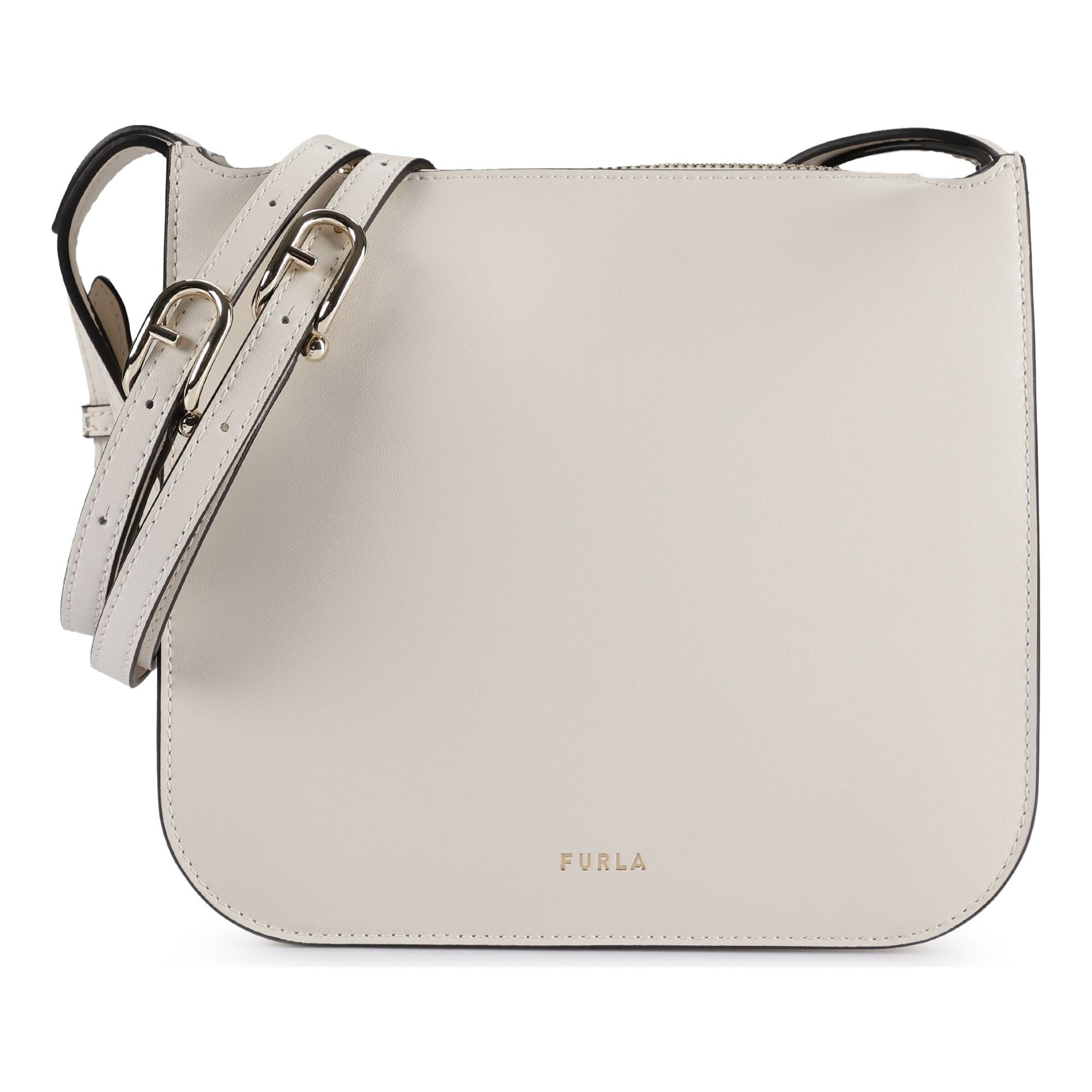 FURLA Crossbody bag 'Ava' in Beige: front
