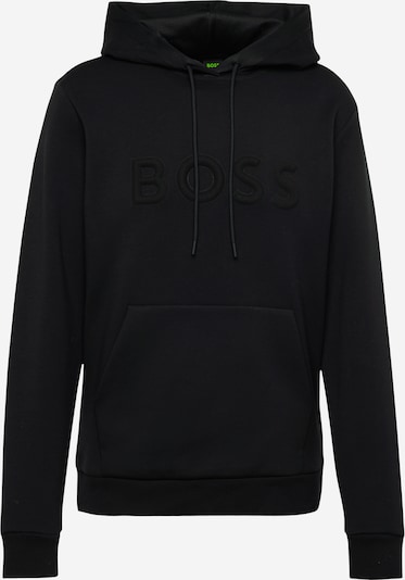 BOSS Green Sportisks džemperis 'Soody', krāsa - melns, Preces skats