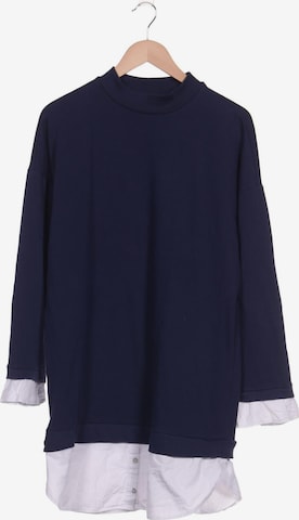 ESPRIT Sweatshirt & Zip-Up Hoodie in XL in Blue: front