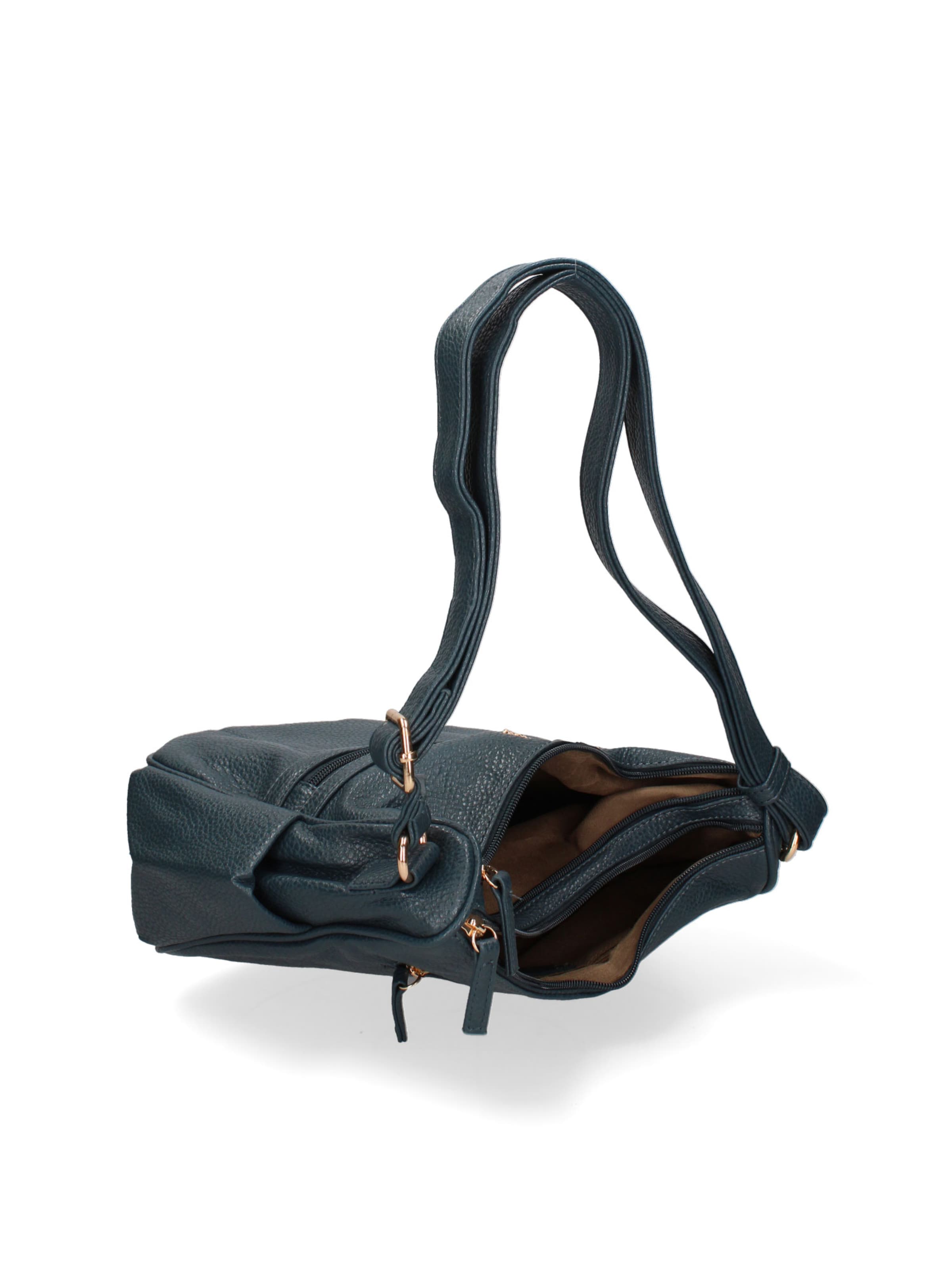 Borsa a tracolla 'Borsa a Tracolla Donna B Cavalli Ecopelle Zip Tasche Multiple 28x24cm' di B. Cavalli in blu