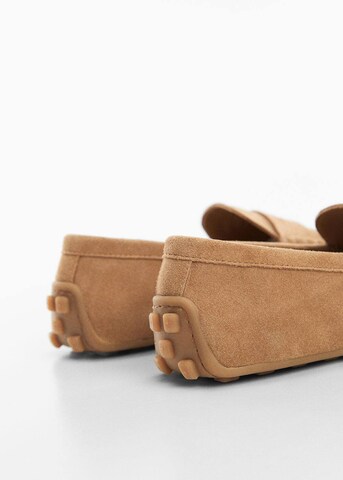 MANGO Moccasins in Brown