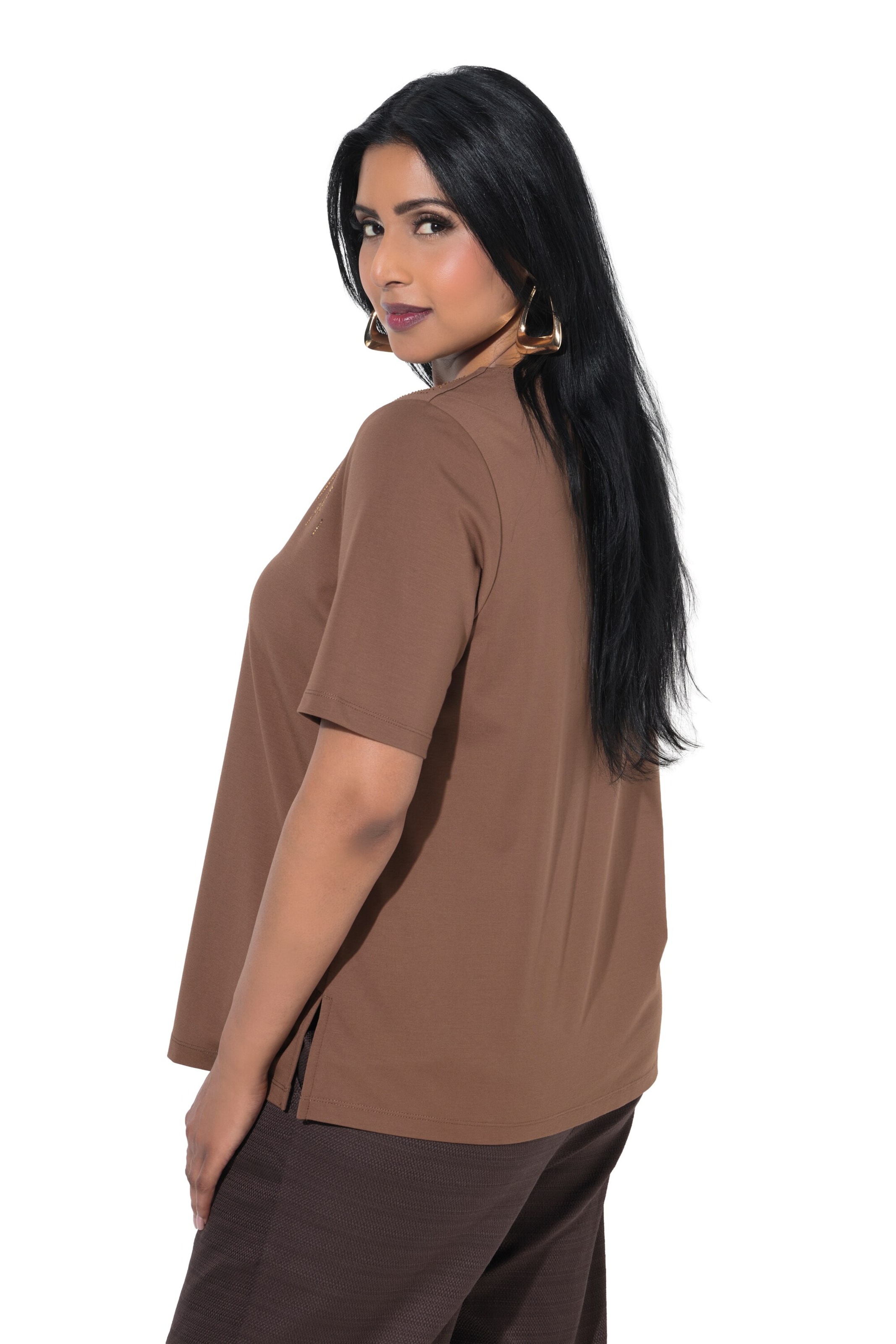 Ulla Popken Shirt in Bruin