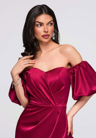 Ombre Evening dress in Red