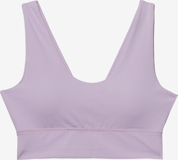 Bustier Soutien-gorge de sport 4F en violet : devant