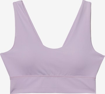 4F Bustier Sport-BH in Lila: predná strana