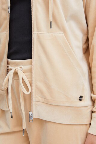 Oxmo Sweatvest 'Itanna' in Beige