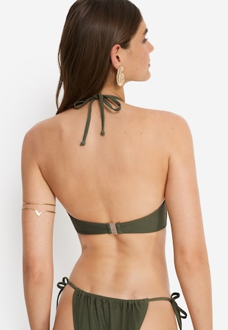 LSCN by LASCANA Бандо Верх бикини в Зеленый