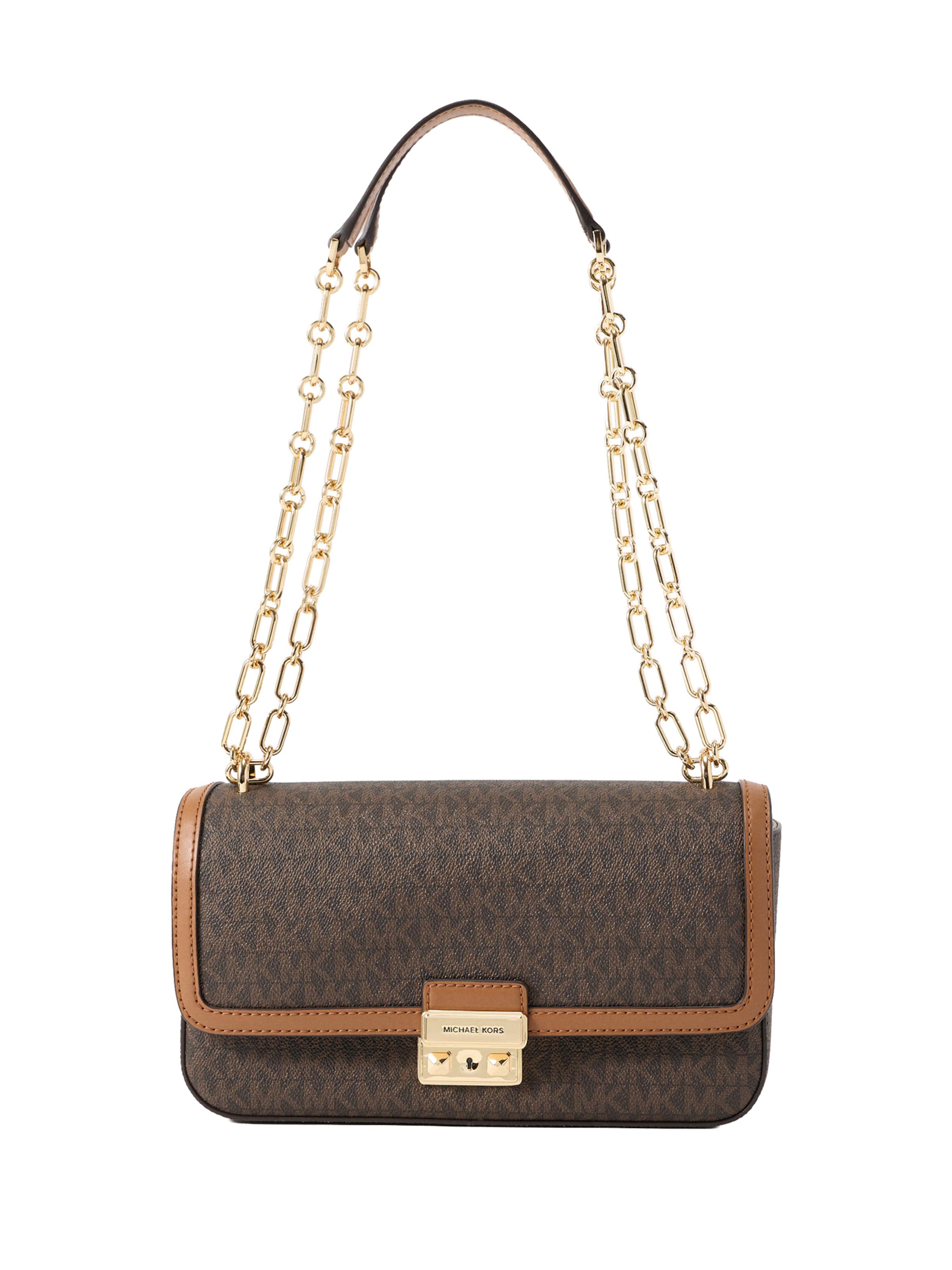 MICHAEL Michael Kors - Mala de ombro em castanho: frente