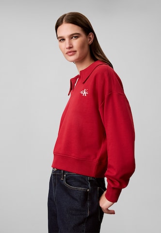 Felpa di Calvin Klein Jeans in rosso