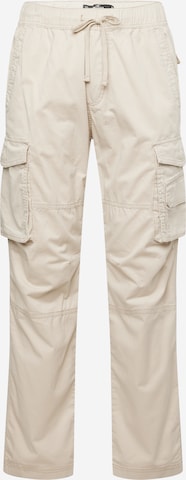 HOLLISTER - regular Pantalón cargo en beige: frente