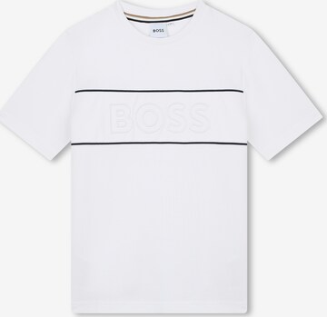 BOSS Kidswear Shirt in Wit: voorkant