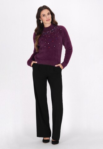 Pull-over faina en violet
