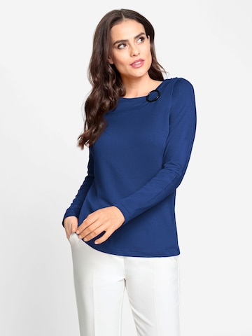 heine Shirt in Blauw: voorkant