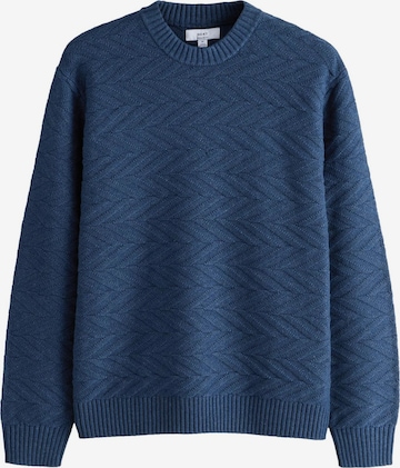 Next Pulóver - kék: elől