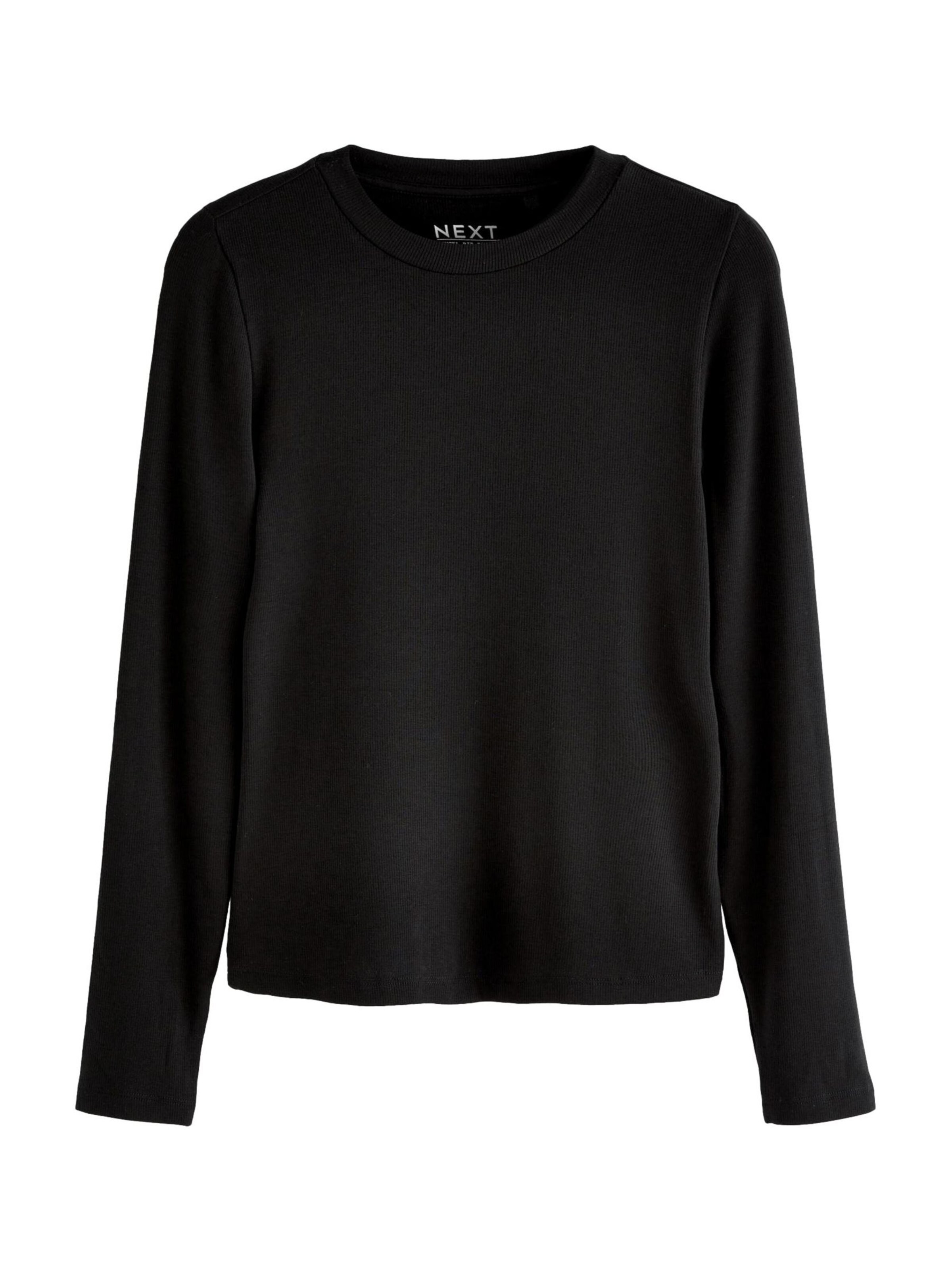 Next Shirt in Zwart: voorkant