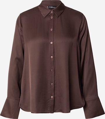 Camicia da donna di s.Oliver in marrone: frontale