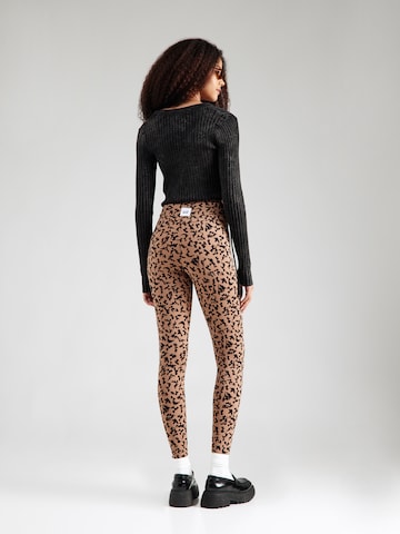 Skinny Leggings EA7 Emporio Armani en marron
