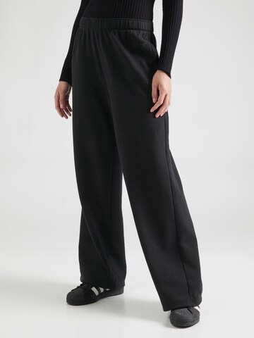 HOLLISTER Wide leg Pants in Black: front