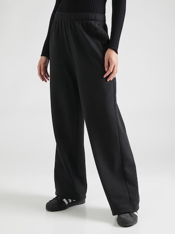 HOLLISTER Szeroka nogawka Spodnie w kolorze czarny: przód