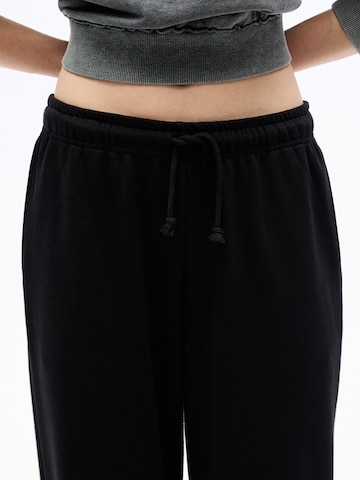 Pull&Bear Wide leg Pants in Black