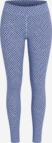 Leela COTTON Skinny Leggings 'Damen Bio-Baumwoll Leggings' in Blau: Vorderseite