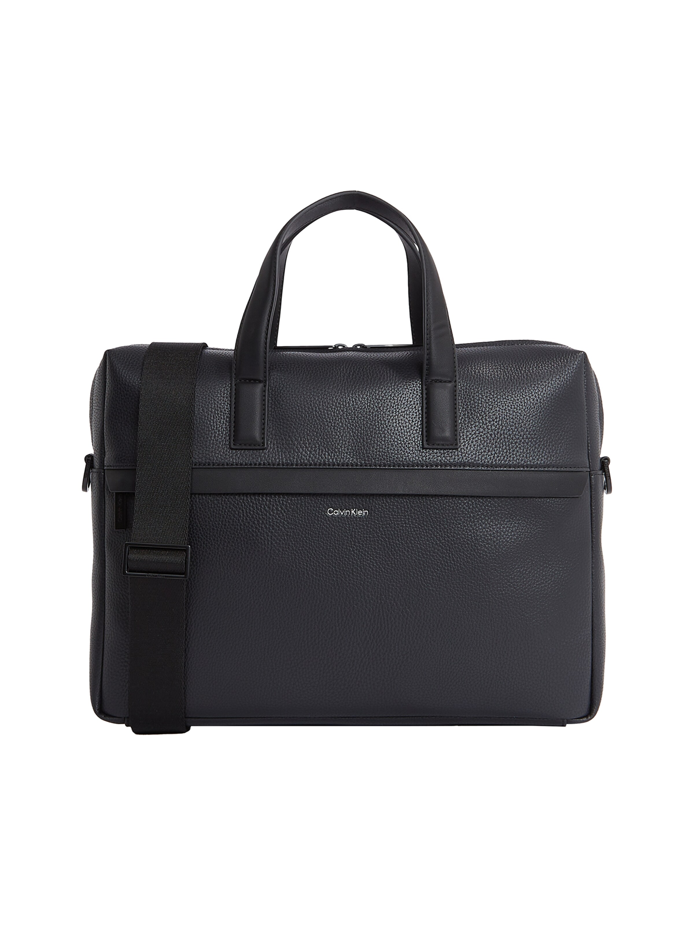 Borsa per laptop 'Must' di Calvin Klein in nero: frontale