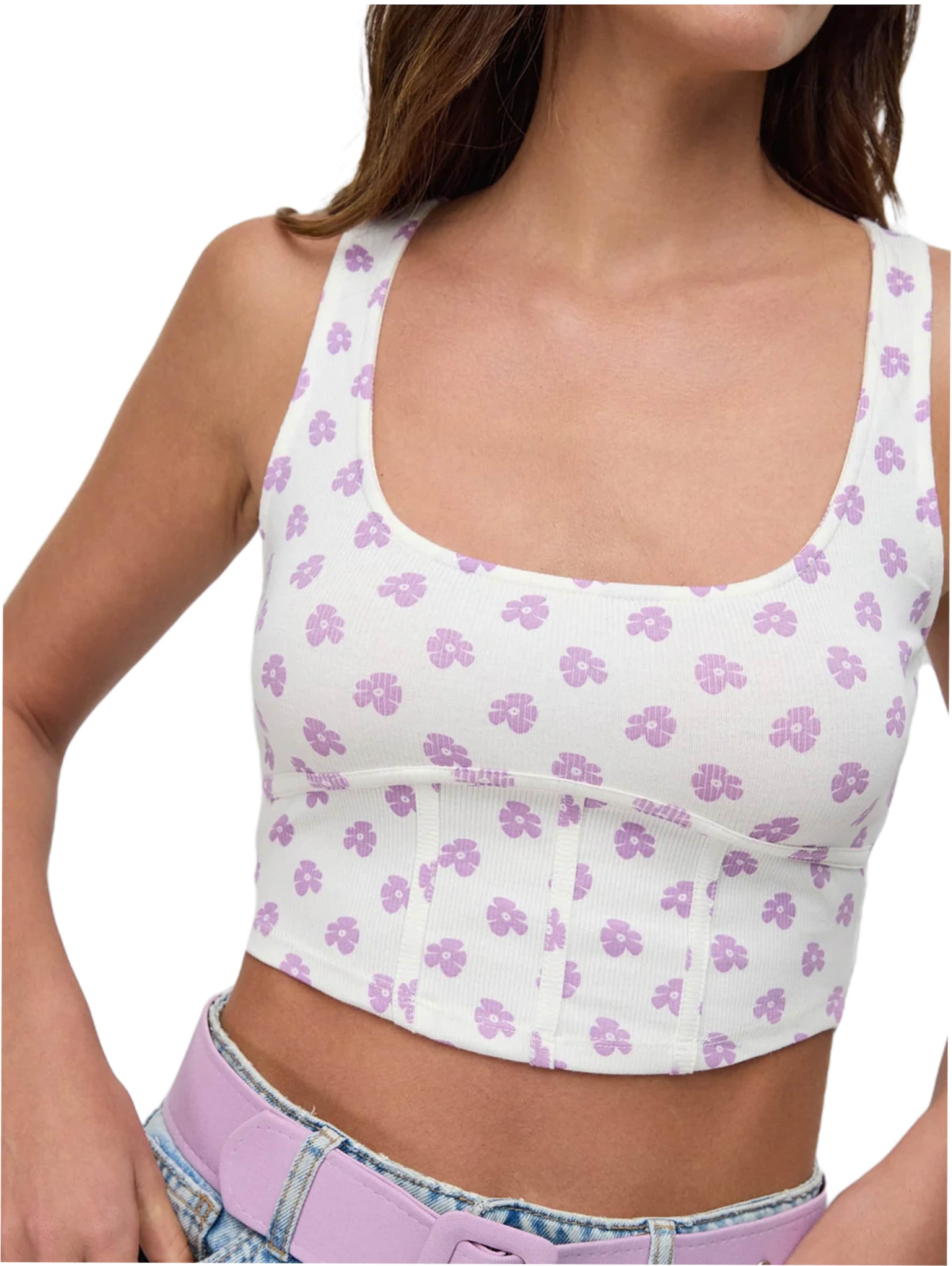 No Matter What Top in Weiß