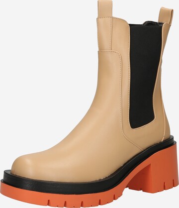 Raid Chelsea Boots 'REGION' i brun: forside