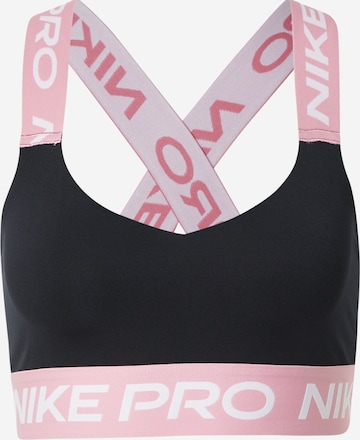 NIKE Biustonosz sportowy w kolorze czarny: przód