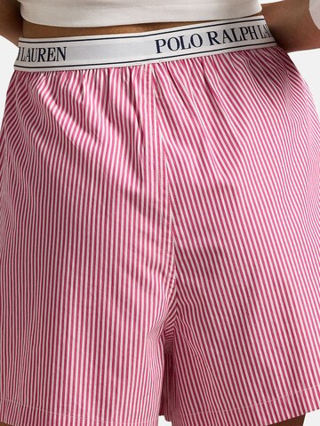 Polo Ralph Lauren Korte pyjama ' Boxer ' in Roze