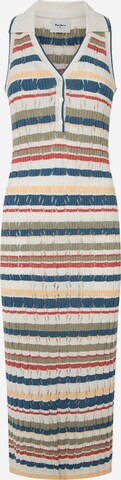 Pepe Jeans Knit dress 'IRIS' in White: front
