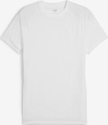 T-Shirt fonctionnel 'Evostripe' PUMA en blanc : devant