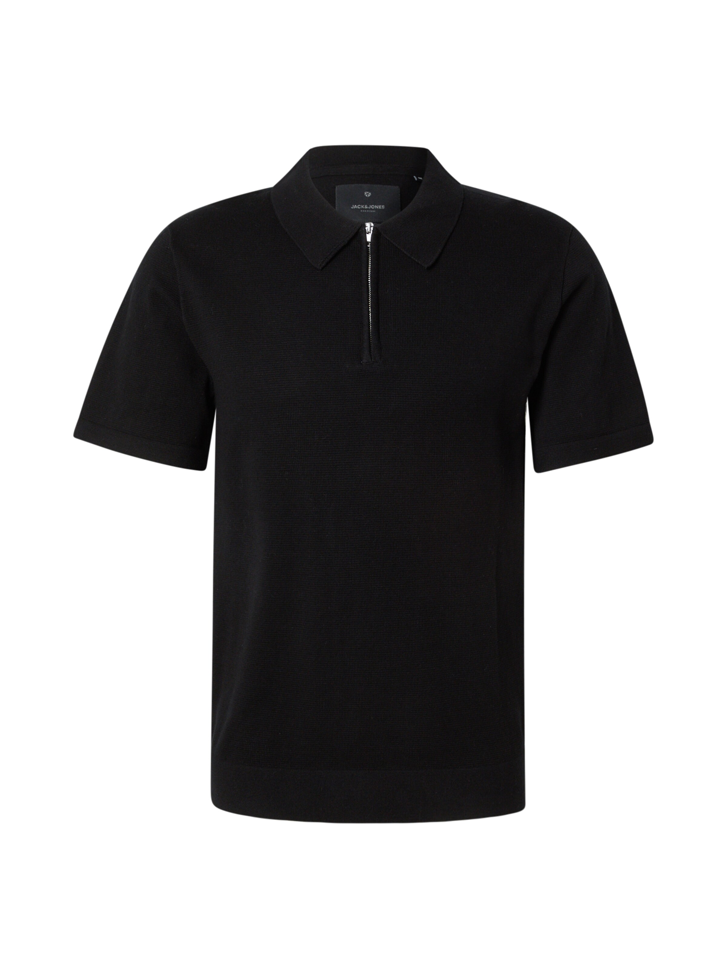 JACK &amp; JONES Poloshirt in Schwarz: Vorderseite
